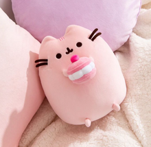 Load image into Gallery viewer, Pusheen Snackable Cherry Macaron Squisheen