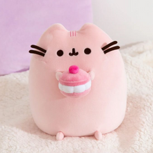 Load image into Gallery viewer, Pusheen Snackable Cherry Macaron Squisheen