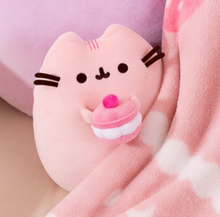 Load image into Gallery viewer, Pusheen Snackable Cherry Macaron Squisheen