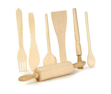 Load image into Gallery viewer, Egmont Les Petit Set of 7 Wooden Utensils

