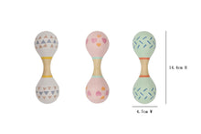 Load image into Gallery viewer, Kaper Kidz Calm & Breezy Maraca Rattle Double Ended