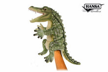 Load image into Gallery viewer, Hansa Crocodile Puppet
