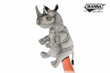 Load image into Gallery viewer, Hansa Rhinocerous Puppet
