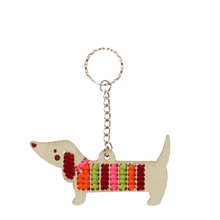 Load image into Gallery viewer, Rex London Stitch Your Own Wooden Sausage Dog Keyring
