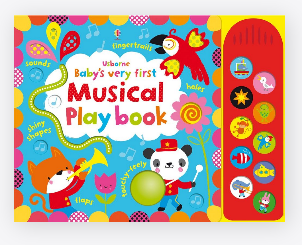 Usborne Baby's Very First Touch Feely Musical Playbook