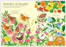 Load image into Gallery viewer, Usborne Little First Sticker Book Butterflies