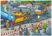 Load image into Gallery viewer, Ravensburger 2 X 12 Road Works Puzzle
