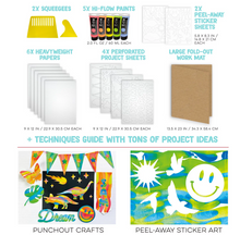 Load image into Gallery viewer, I Heart Art Squeegee Art Set