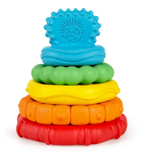 Load image into Gallery viewer, Hape Baby Stack & Teeth Multi Textured Teether