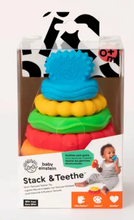Load image into Gallery viewer, Hape Baby Stack & Teeth Multi Textured Teether