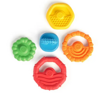 Load image into Gallery viewer, Hape Baby Stack &amp; Teeth Multi Textured Teether

