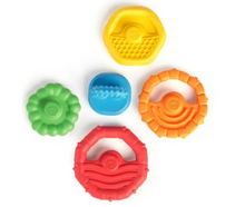 Load image into Gallery viewer, Hape Baby Stack & Teeth Multi Textured Teether
