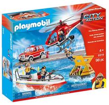 Load image into Gallery viewer, Playmobil Fire Rescue Mission 9319