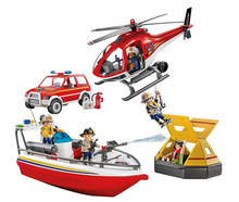 Load image into Gallery viewer, Playmobil Fire Rescue Mission 9319