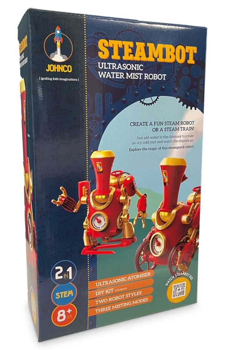 Johnco Steambot  2-in-1 Ultrasonic Water Mist Robot