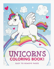 Load image into Gallery viewer, Unicorns Colouring Book