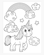 Load image into Gallery viewer, Unicorns Colouring Book
