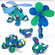 Load image into Gallery viewer, Clixo Crew Pack Green + Blue 30 Pieces