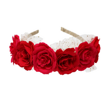 Load image into Gallery viewer, Pink Poppy Floral Headband