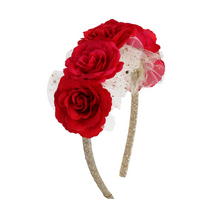 Load image into Gallery viewer, Pink Poppy Floral Headband