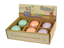 Load image into Gallery viewer, Kaper Kidz Calm & Breezy Beep Beep Squeaky Mushroom
