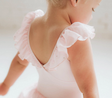 Load image into Gallery viewer, Flo Dancewear Kittie Skirted Leotard with Sequin Gorgette Size 5