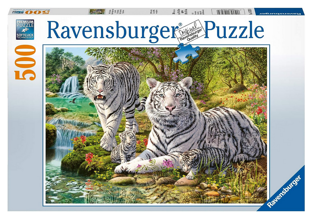 Ravensburger White Cat Puzzle 500 pieces