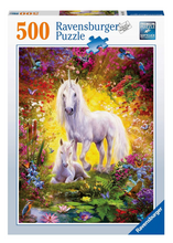 Load image into Gallery viewer, Ravensburger Unicorn &amp; Foal Puzzle 500 pieces
