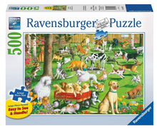 Load image into Gallery viewer, Ravensburger At The Dog Park 500 Piece Puzzle
