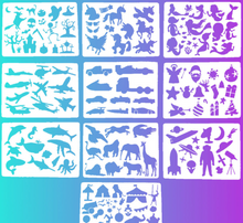 Load image into Gallery viewer, Life of Colour Stencils Pack 3