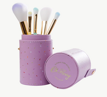 Load image into Gallery viewer, Oh Flossy 5 Piece Rainbow Makeup Brush Set