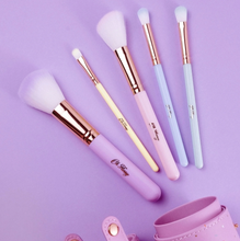 Load image into Gallery viewer, Oh Flossy 5 Piece Rainbow Makeup Brush Set