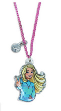 Load image into Gallery viewer, Pink Poppy Barbie Necklace & Bracelet Set