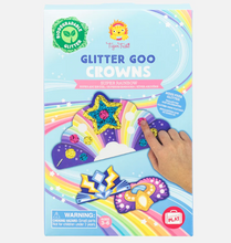 Load image into Gallery viewer, Tiger Tribe Glitter Goo Crowns Super Rainbow
