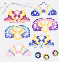 Load image into Gallery viewer, Tiger Tribe Glitter Goo Crowns Super Rainbow
