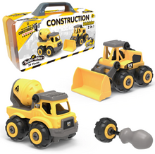 Load image into Gallery viewer, Build-ables - Construction 2-in-1 Vehicles
