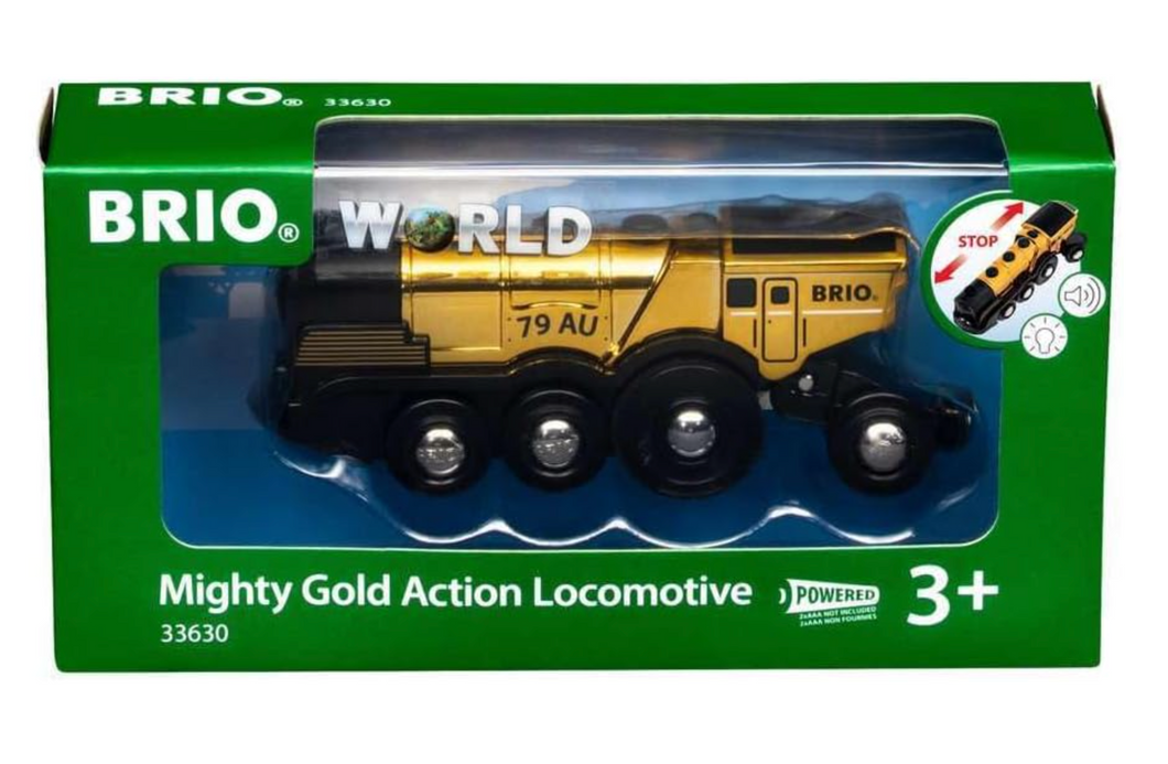 Brio Mighty Gold Action Locomotive 33630