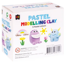 Load image into Gallery viewer, Modelling Clay 5 Colours Pastel 50gm