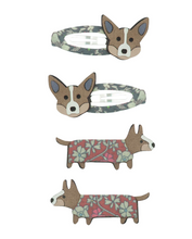 Load image into Gallery viewer, Mimi & Lula Corgi Clip Set Mini Clips Horses & Hounds