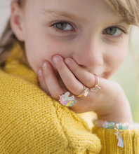 Load image into Gallery viewer, Great Pretenders Buuterfly & Unicorn Rings 3 Pack