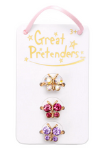 Load image into Gallery viewer, Great Pretenders Buuterfly Rings 3 Pack