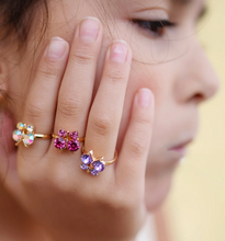 Load image into Gallery viewer, Great Pretenders Buuterfly Rings 3 Pack