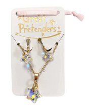 Load image into Gallery viewer, Great Pretenders Holographic Star Necklace & Earring/Ring Set