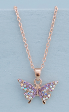 Load image into Gallery viewer, Great Pretenders Butterfly Gem Necklace