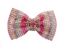 Load image into Gallery viewer, Great Pretenders Rainbow Gem Bow Hair Clip
