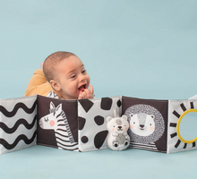 Load image into Gallery viewer, Taf Toys Savannah Black & White Book