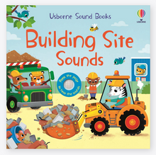 Load image into Gallery viewer, Usborne Building Site Sounds Board Book with Sounds