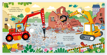Load image into Gallery viewer, Usborne Building Site Sounds Board Book with Sounds