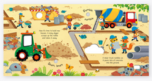 Load image into Gallery viewer, Usborne Building Site Sounds Board Book with Sounds