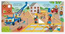Load image into Gallery viewer, Usborne Building Site Sounds Board Book with Sounds